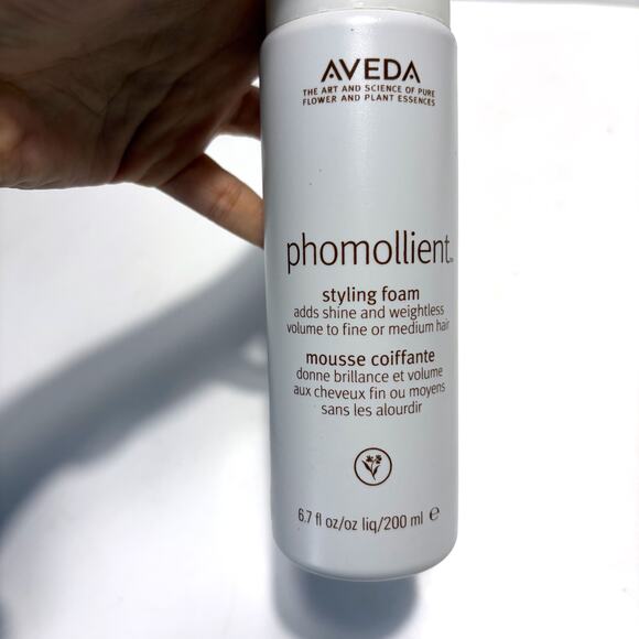 AVEDA NEW Phomollient Hair Styling Foam Shine Weightless 6.7 fl oz / 200 ml - Picture 6 of 7